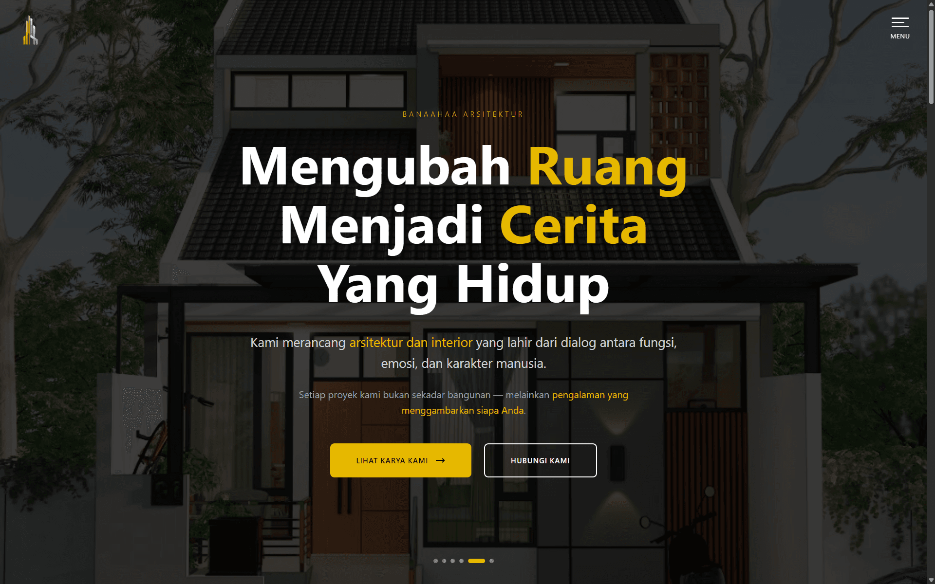 Banaahaa Arsitektur Website